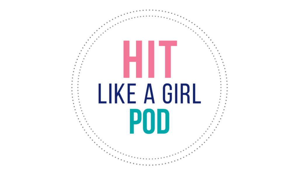 Hit like a girl podcast logo